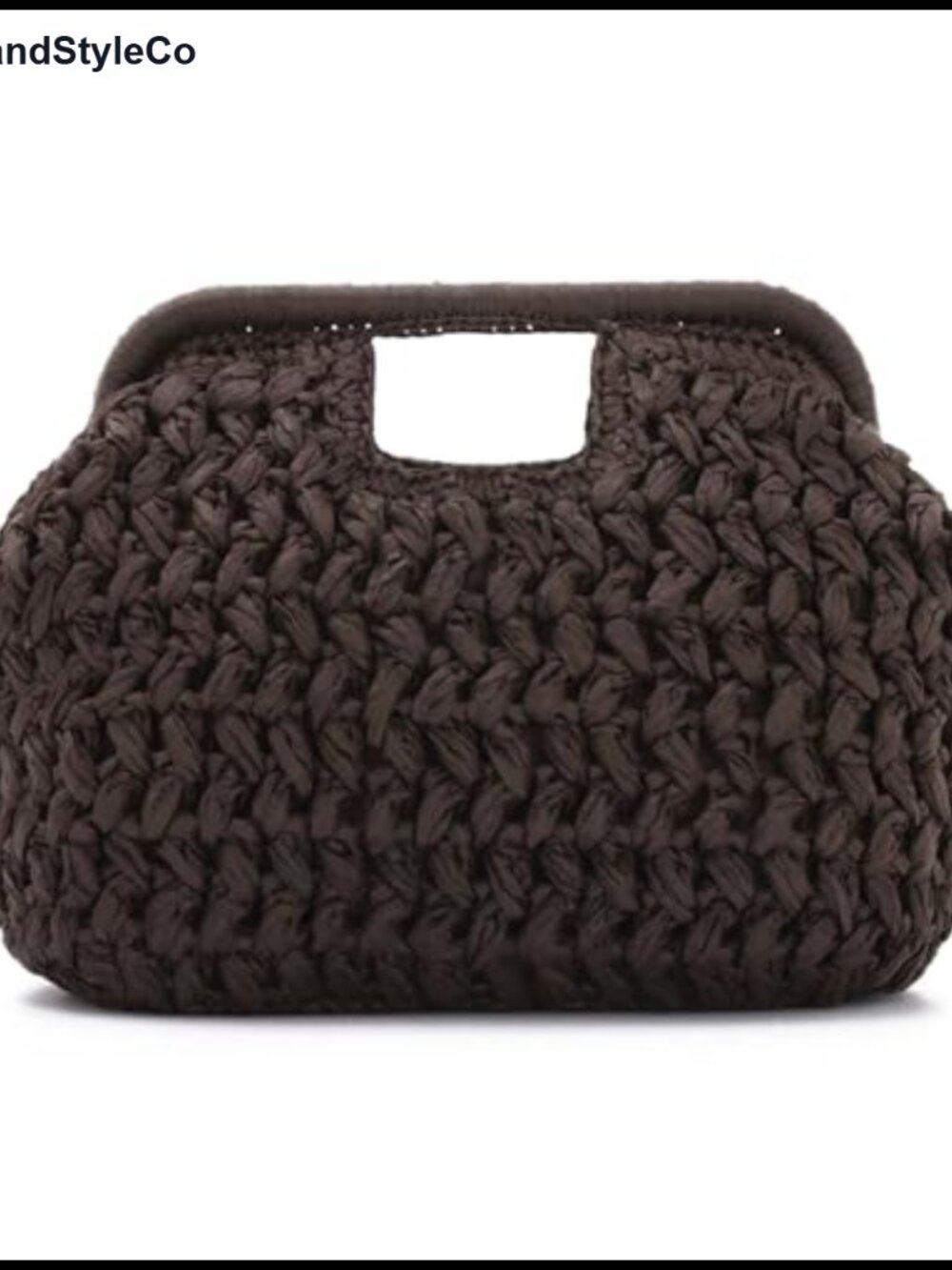 Straw Clutch Dumpling Bag Woven Summer Beach Handbag Crossbody